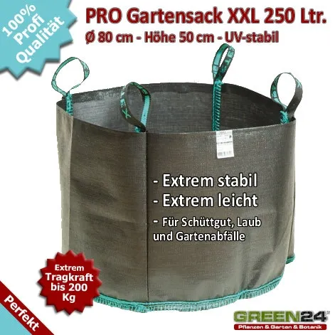 Gartensack Pflanzensack Profi 250 Liter