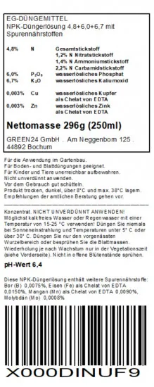 Hortensiendünger flüssig 250ml Pro