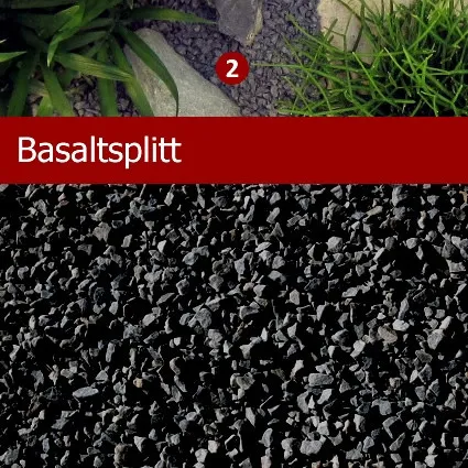 Basaltsplitt extra fein, Dekosplitt 1 kg