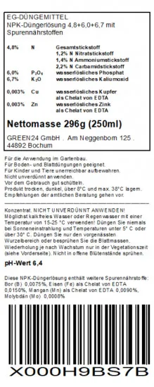 Kräuterdünger Aroma Premium Kräutergarten 250ml