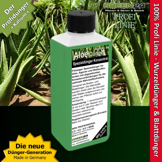 Aloe-Dünger Agaven düngen B+W Dünger 250ml