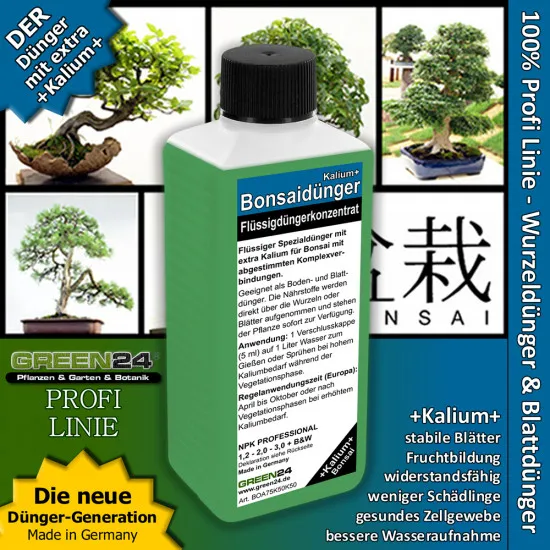 Bonsai-Dünger Kalium+ Dünger 250ml