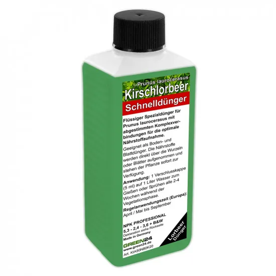 Kirschlorbeer Dünger Lorbeer Prunus laurocerasus 250ml