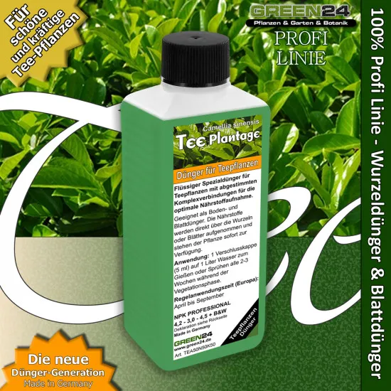 Teepflanzen-Dünger Tee-Dünger für Camellia sinensis 250ml