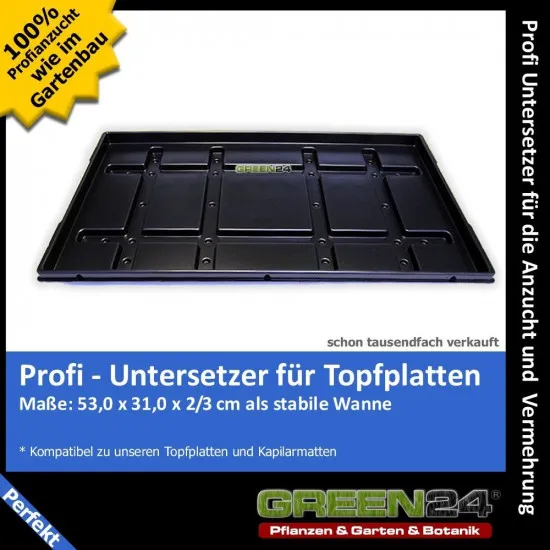 Untersetzer f. Topfplatte Anzuchtplatte (53,0 x 31,0 cm) (Typ G24)