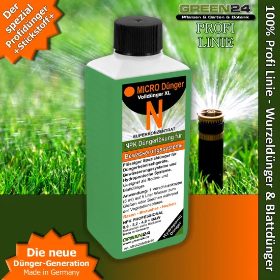 Micro+N Dünger für Düngerbeimischgeräte 250ml