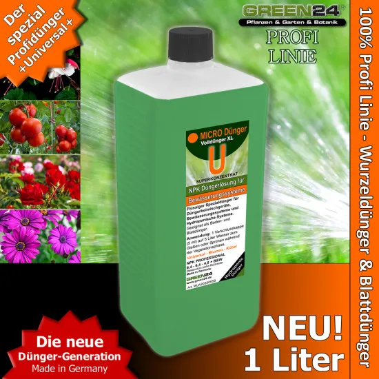 Micro+U Universaldünger für Düngerbeimischgeräte XL 1 Liter