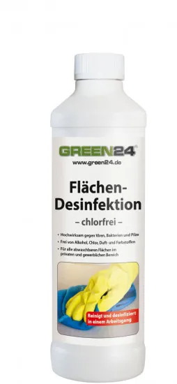 Flächen Desinfektion chlorfrei 500ml - gegen Viren, Bakterien und Pilze