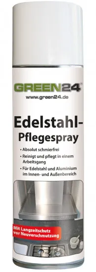 Edelstahl Pflegespray 300ml - für Edelstahl + Aluminium im Innen- & Außenbereich