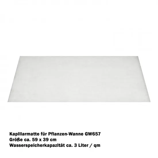 Kapillarmatte für Pflanzen-Wanne GW657