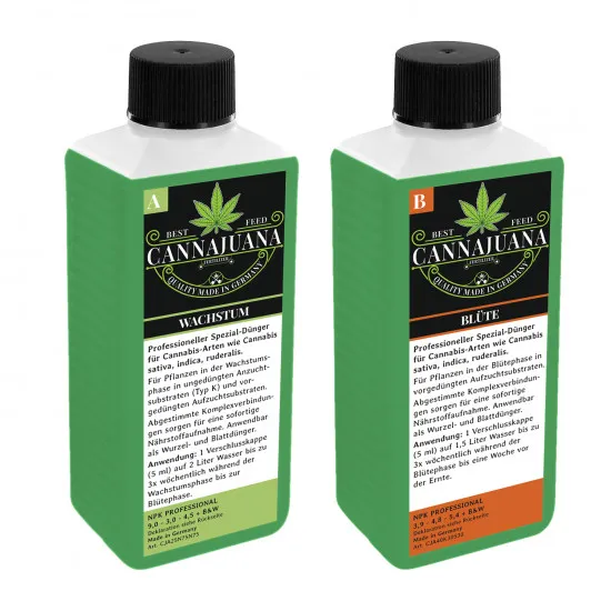 Cannabis Dünger Grow & Bloom Anfänger-Set 2x250ml