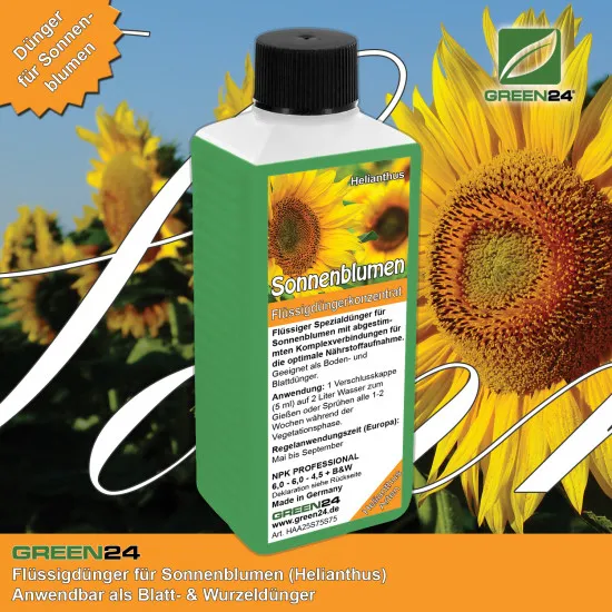 Sonnenblumen-Dünger - Helianthus NPK Flüssigdünger 250ml