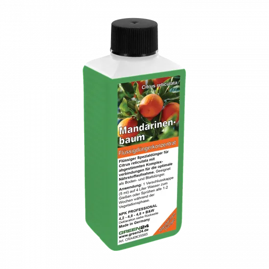 Mandarinenbaum-Dünger – Citrus reticulata Mandarienen Flüssigdünger für üppiges Wachstum und Früchte 250 ml