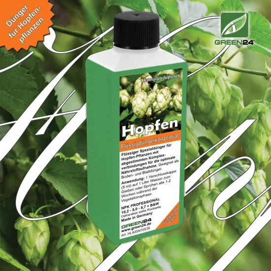 Hopfen-Dünger - Humulus lupulus - Mineralischer NPK Flüssigdünger 250ml