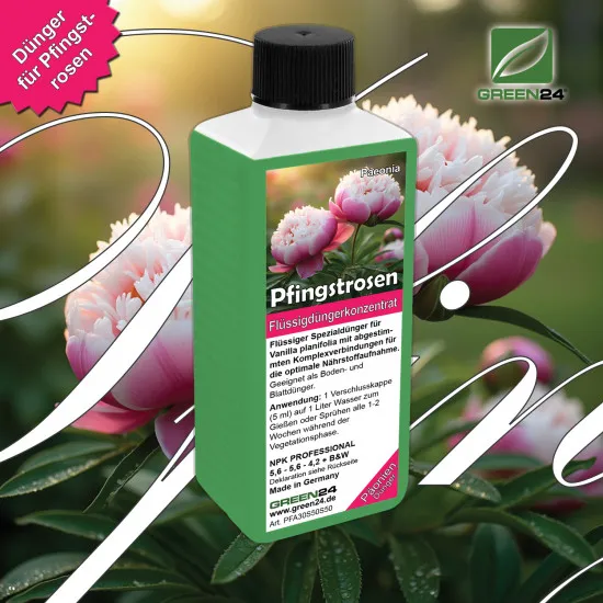 Pfingstrosen-Dünger - Päonien Super-Konzentrat für gesunde Pflanzen 250 ml