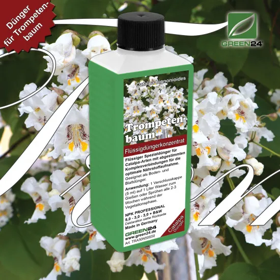 Trompetenbaum-Dünger 250 ml Catalpa bignonioides NPK Flüssigdünger für gesunden Wuchs und Blütenpracht